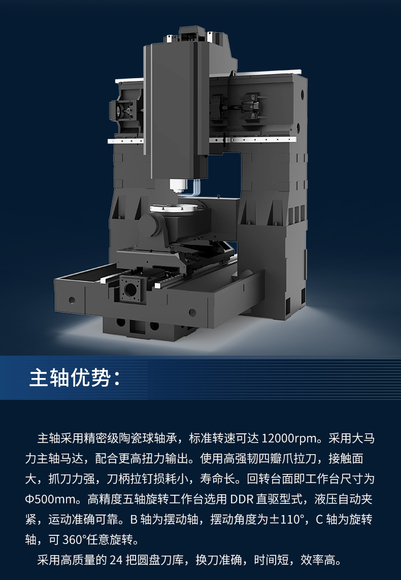五轴加工中心U700